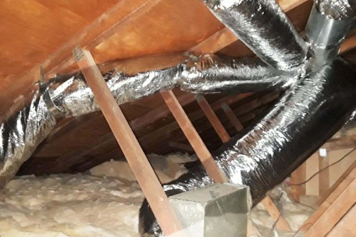 air duct installation